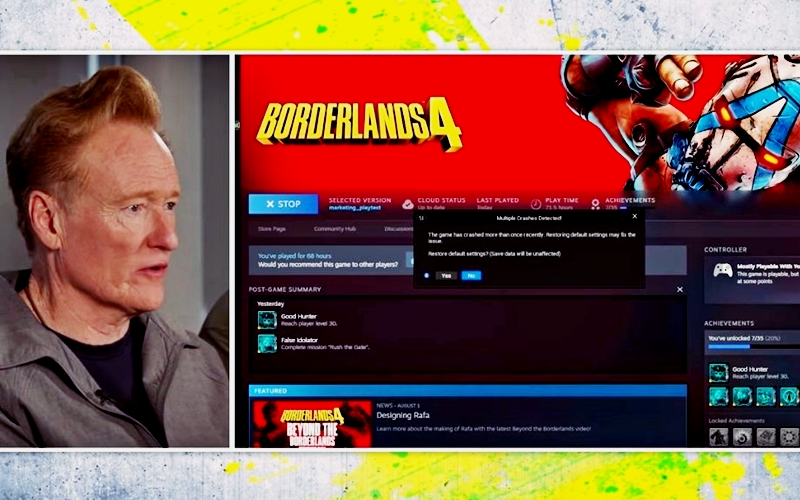 Borderlands 4 crasht in Promo-Video - Performance-Sorgen nehmen zu